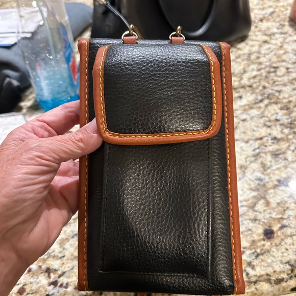 Dooney & Bourke Handbags - Black and Brown Crossbody Bag
